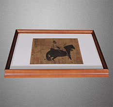 宜章书画装裱配框服务案例